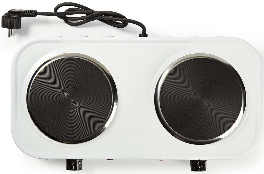Piastra elettrica 2000W 2 zone di cottura diametro 15cm KAEP200EWT2 5412810293131 ND9523