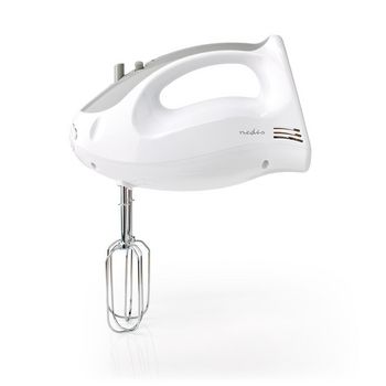 Hand Mixer | 200W | 5-Speed ​​Setting | Turbo function | 2 Beaters / 2 Dough Hooks | Grey/White