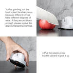 originale ξ Mysterious Products hu Ohou mini affilacoltelli da cucina a doppia ruota, Double Wheel Knife Sharpener