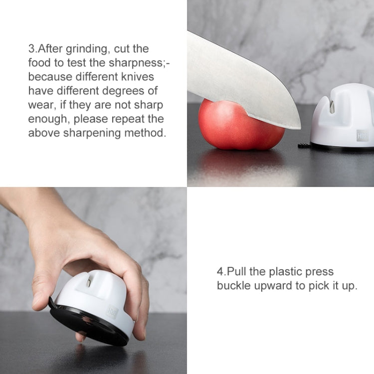originale ξ Mysterious Products hu Ohou mini affilacoltelli da cucina a doppia ruota, Double Wheel Knife Sharpener
