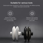 originale ξ Mysterious Products hu Ohou mini affilacoltelli da cucina a doppia ruota, Double Wheel Knife Sharpener
