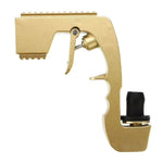 Strumento per pistola ad squirt per bottiglia di champagne in metallo avvolto in plastica, Plastic Wrapped Metal