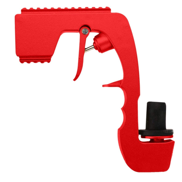 Strumento per pistola ad squirt per bottiglia di champagne in metallo avvolto in plastica, Plastic Wrapped Metal