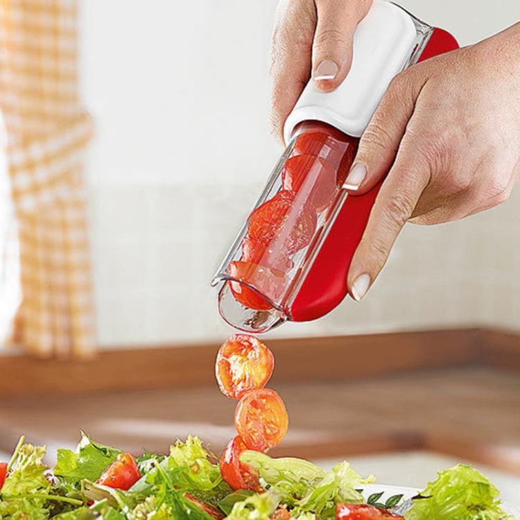 Gadget da cucina per affettare pomodori e ciliegie, Tomato Slicer