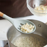 Set di posate da cucina resistenti al calore con manico in legno di silicone 13 in 1, utensili da cucina con piccolo contenitore, 13 in 1, with Small Container