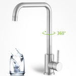Il rubinetto girevole in acciaio inossidabile 304 lavelli il rubinetto dell'acqua calda e fredda, Cold And Hot Water Tap