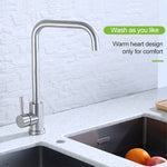 Il rubinetto girevole in acciaio inossidabile 304 lavelli il rubinetto dell'acqua calda e fredda, Cold And Hot Water Tap