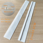 Striscia sigillante per cucina impermeabile antipolvere antivegetativa per stufa a gas da 21 pollici da 2 pezzi, 21 inches (White), 21 inches, 21 inches (Black)