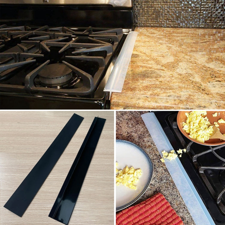 Striscia sigillante per cucina impermeabile antipolvere antivegetativa per stufa a gas da 25 pollici, 25 inches (White), 25 inches, 25 inches (Black)
