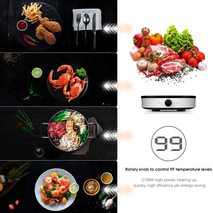 Fornello a induzione con schermo OLED originale Xiaomi Mijia 2100W 2 Controllo app connessione NFC, presa americana, Cooker 2 2100W