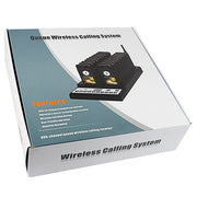 QC100 Sistema di chiamata cercapersone wireless per ristoranti a 999 canali con 20 cercapersone sottobicchiere, presa europea