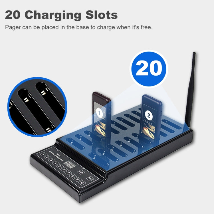 QC100 Sistema chiamata cercapersone wireless 999 canali