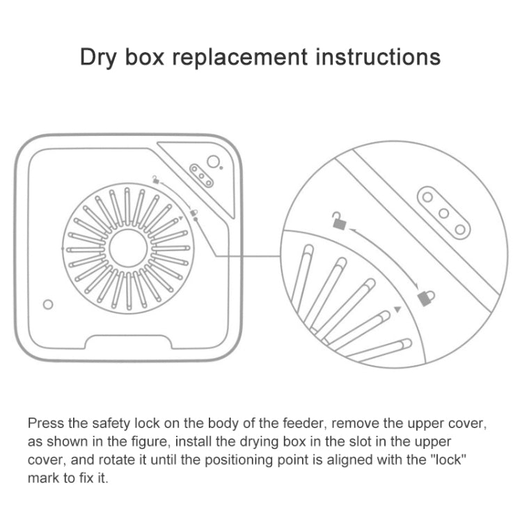 Set di scatole per asciugatura alimentatore intelligente per animali domestici Xiaomi Mijia 3 PCS, Mijia  Pet Feeder Drying Box