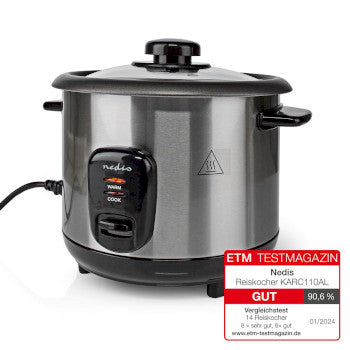 Rice Cooker | 1 l | 400 W | Non stick coating | Removable bowl | Auto shut-off