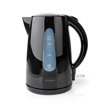 Electric Kettle | 1.7 l | Plastic | Black | Rotatable 360 ​​degrees | Concealed heating element | Strix® controller | Boil-dry protection