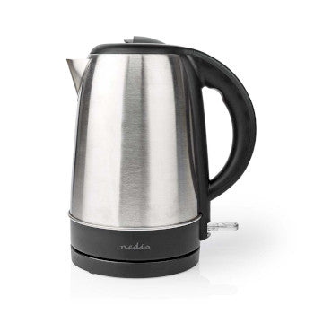 Electric Kettle | 1.7 l | Stainless Steel | Aluminum / Black | Rotatable 360 ​​degrees | Concealed heating element | Strix® controller | Boil-dry protection