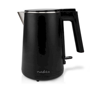 Electric Kettle | 1.0 l | Plastic | Black | Rotatable 360 ​​degrees | Concealed heating element | Strix® controller | Boil-dry protection