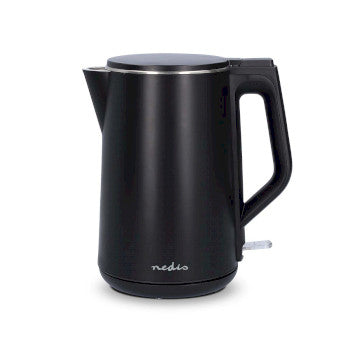 Electric Kettle | 1.5 l | Plastic | Black | Rotatable 360 ​​degrees | Concealed heating element | Strix® controller | Boil-dry protection