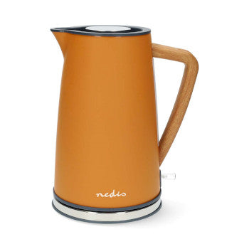 Electric Kettle | 1.7 l | Soft-Touch | Orange | Rotatable 360 ​​degrees | Concealed heating element | Strix® controller | Boil-dry protection