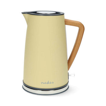 Electric Kettle | 1.7 l | Soft-Touch | Yellow | Rotatable 360 ​​degrees | Concealed heating element | Strix® controller | Boil-dry protection