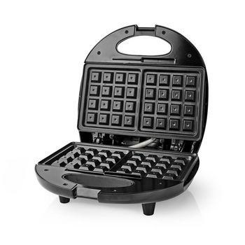 Waffle Maker | Belgian waffles | 22 x 12 cm | 750W | Automatic temperature control | Aluminum / Plastic