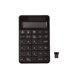 MC-56AG Tastiera numerica e calcolatrice wireless USB 2 in 1 2,4G con display LCD