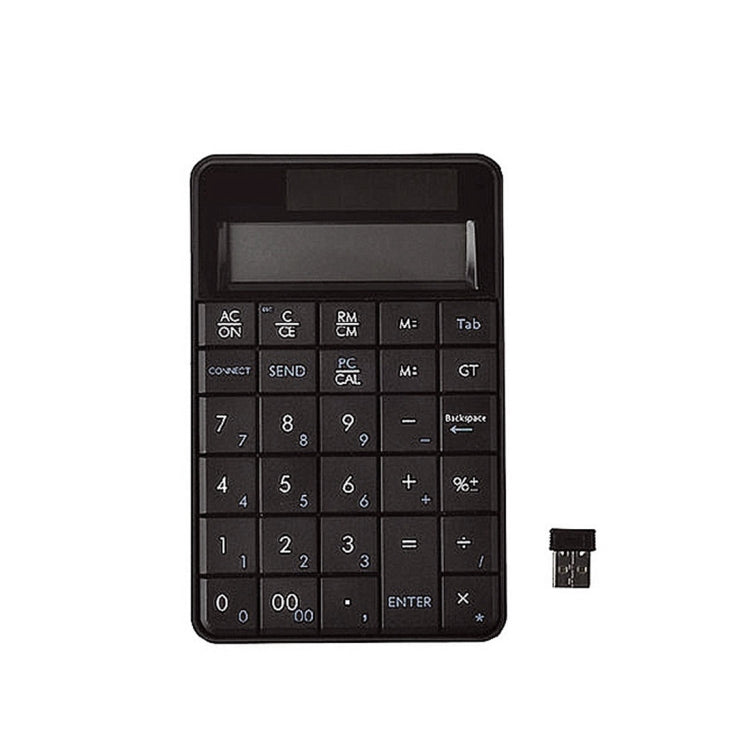 MC-56AG Tastiera numerica e calcolatrice wireless USB 2 in 1 2,4G con display LCD
