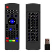 Tastiera con telecomando wireless 2.4G Air Mouse MX3-M con microfono per Android TV Box/Mini PC, Air Mouse with Mic