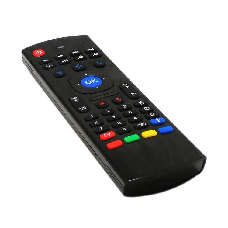 Tastiera con telecomando wireless 2.4G Air Mouse MX3-M con microfono per Android TV Box/Mini PC, Air Mouse with Mic