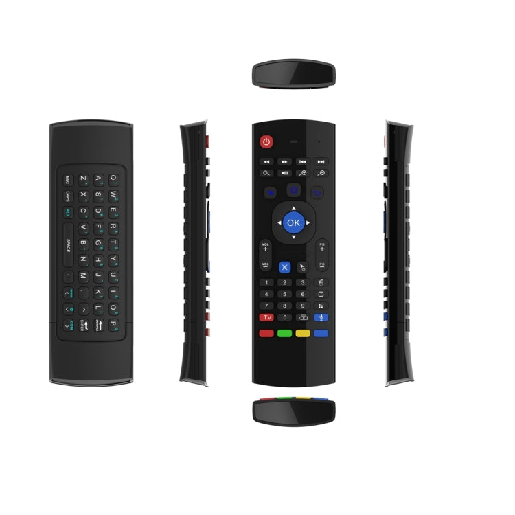 Tastiera con telecomando wireless 2.4G Air Mouse MX3-M con microfono per Android TV Box/Mini PC, Air Mouse with Mic