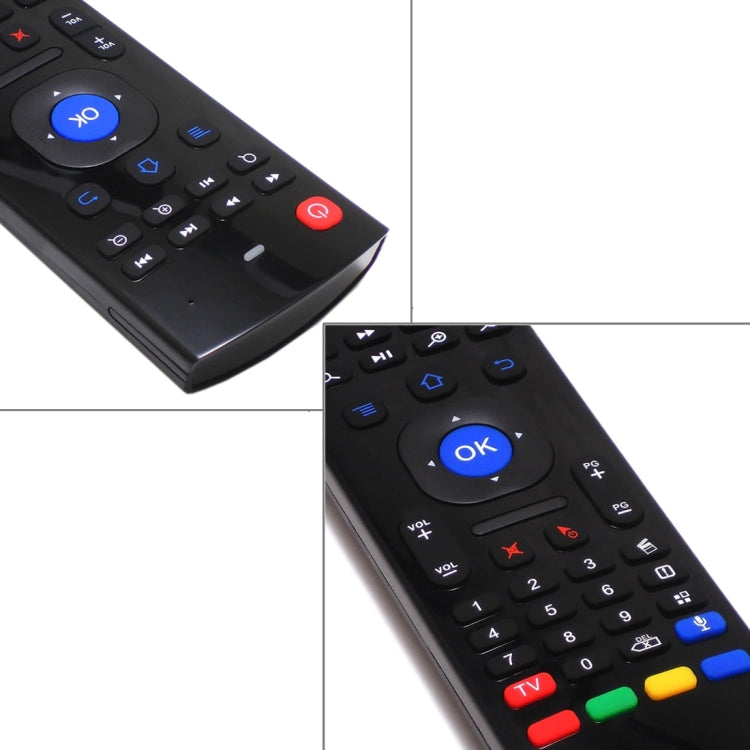 Tastiera con telecomando wireless 2.4G Air Mouse MX3-M con microfono per Android TV Box/Mini PC, Air Mouse with Mic