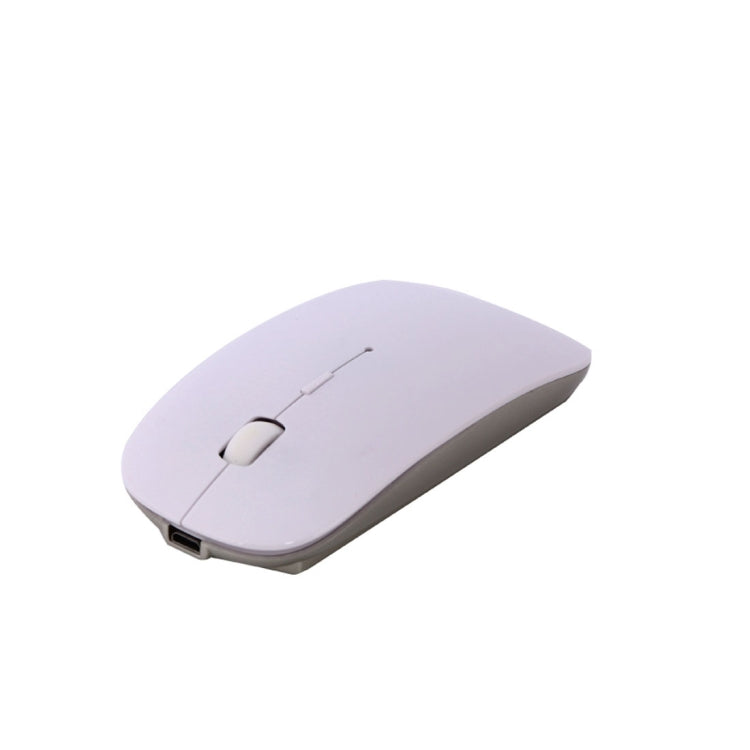 MC-008 Mouse wireless con ricarica della batteria Bluetooth 3.0 per laptop e telefoni cellulari con sistema Android, MC-008 (White), MC-008 (Gold)