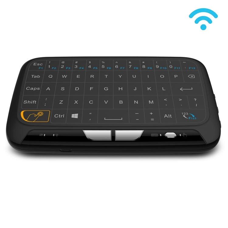 Tastiera QWERTY mini mouse wireless H18 da 2,4 GHz con touchpad/vibrazione per PC, TV, H18 Wireless Keyboard