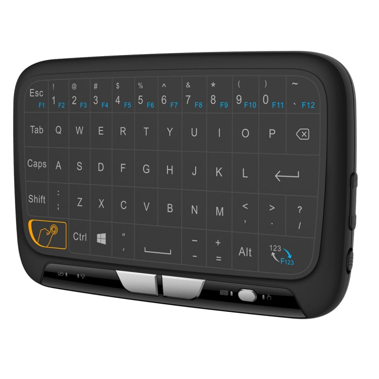 Tastiera QWERTY mini mouse wireless H18 da 2,4 GHz con touchpad/vibrazione per PC, TV, H18 Wireless Keyboard