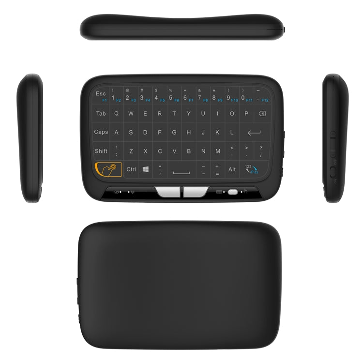 Tastiera QWERTY mini mouse wireless H18 da 2,4 GHz con touchpad/vibrazione per PC, TV, H18 Wireless Keyboard