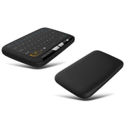 Tastiera QWERTY mini mouse wireless H18 da 2,4 GHz con touchpad/vibrazione per PC, TV, H18 Wireless Keyboard