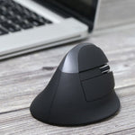 DELUX M618 Mini 2.4G Wireless 2400 DPI USB ricaricabile ergonomico mouse verticale, M618 Pink, M618 Grey