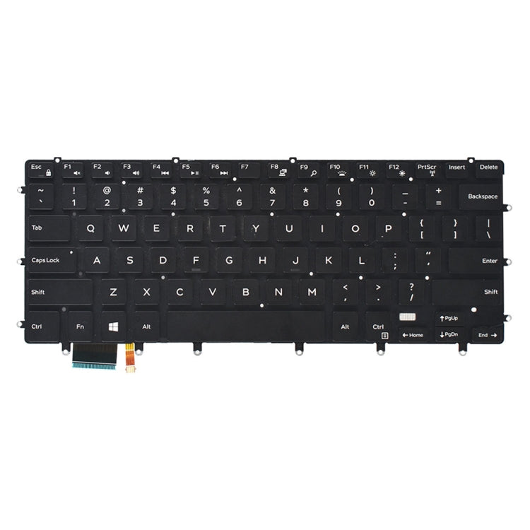 Tastiera americana con retroilluminazione per Dell XPS 15 9550 9560, For Dell XPS 15 (US)