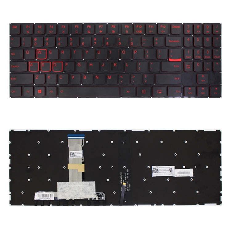 US Backlit Keyboard for Lenovo Legion Y520 Y520-15IKB Y720 Y720-15IKB R720 R720-15IKB, For Legion Y520(US)