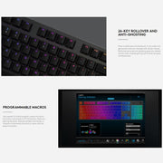 Tastiera da gioco meccanica cablata Logitech G512 RGB asse C, lunghezza: 1,8 m, Logitech G512 C-axis