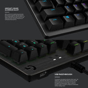 Tastiera da gioco meccanica cablata Logitech G512 RGB asse L, lunghezza: 1,8 m, Logitech G512 L-axis