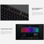 Tastiera da gioco meccanica cablata Logitech G512 RGB asse L, lunghezza: 1,8 m, Logitech G512 L-axis