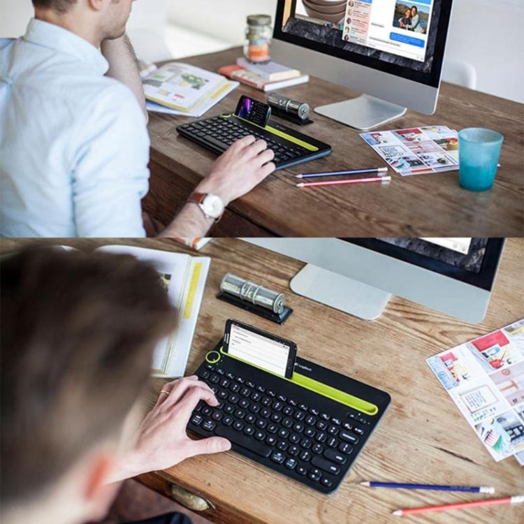 Tastiera Bluetooth wireless multidispositivo Logitech K480 Bluetooth 3.0 con supporto