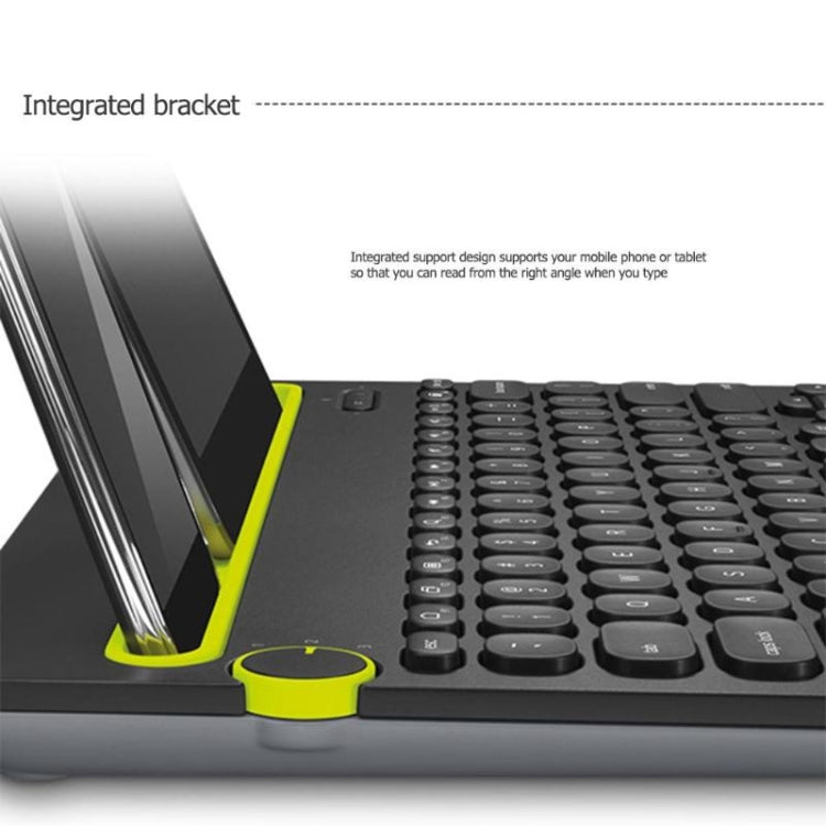Tastiera Bluetooth wireless multidispositivo Logitech K480 Bluetooth 3.0 con supporto