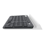 Logitech K780 Tastiera wireless multidispositivo Bluetooth + Unifying Dual Mode con supporto