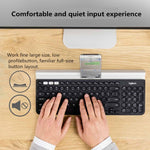 Logitech K780 Tastiera wireless multidispositivo Bluetooth + Unifying Dual Mode con supporto