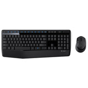 Set tastiera wireless full-size Logitech MK345 + mouse ottico wireless da 2,4 GHz 1000 DPI con ricevitore nano, Logitech MK345