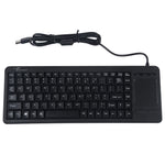 DS-8800 Interfaccia USB Previene gli spruzzi d'acqua Carattere di incisione laser Tastiera touchpad cablata monopezzo, lunghezza: 1,5 m, DS-8800 USB