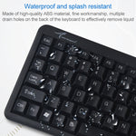 L'interfaccia USB DS-8900 previene gli spruzzi d'acqua Carattere di incisione laser Tastiera trackball cablata monopezzo, lunghezza: 1,5 m, DS-8900 USB