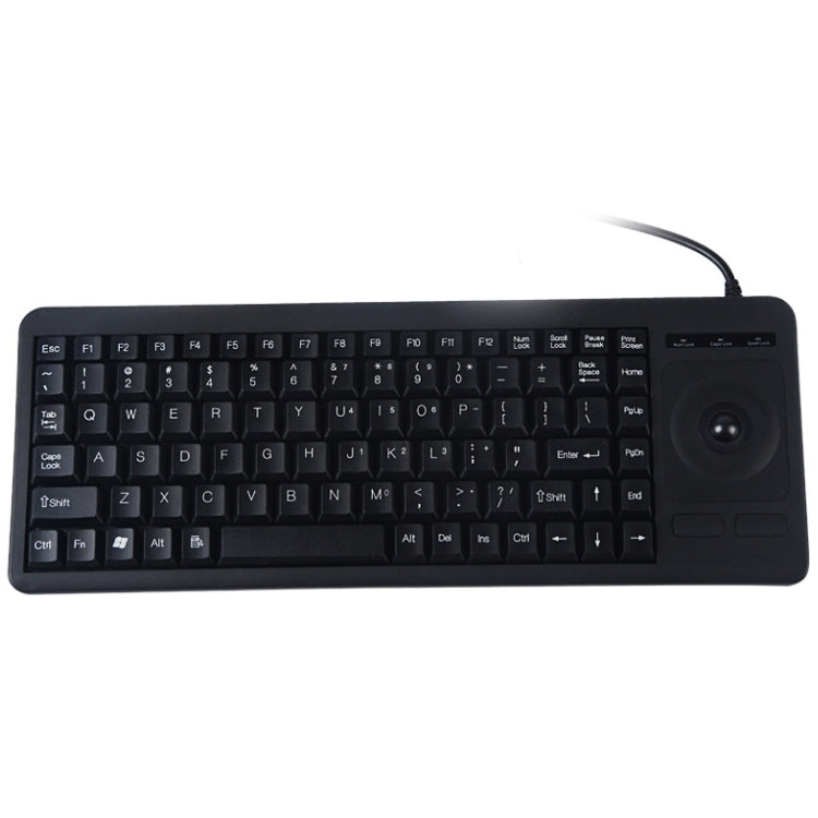 DS-8900 Interfaccia PS/2 Previene gli spruzzi d'acqua Carattere di incisione laser Tastiera trackball cablata monopezzo, lunghezza: 1,5 m, DS-8900 PS/2